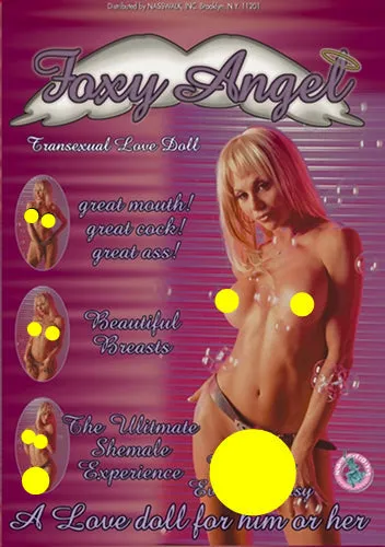 Foxy Angel Transexual Love Doll With Removable  Vibrating Cock