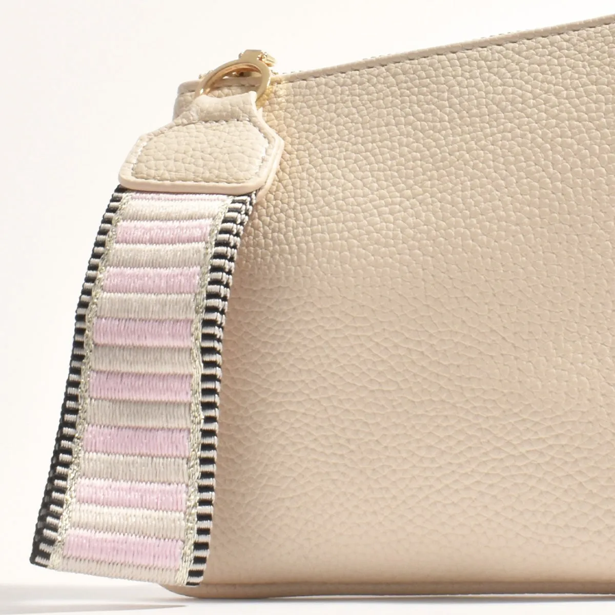 Frankie Webbing Pouch (Cream)