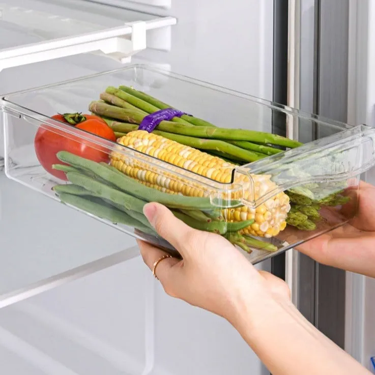 Fridge Organizer Slide Under Shelf Drawer - Jennyhome