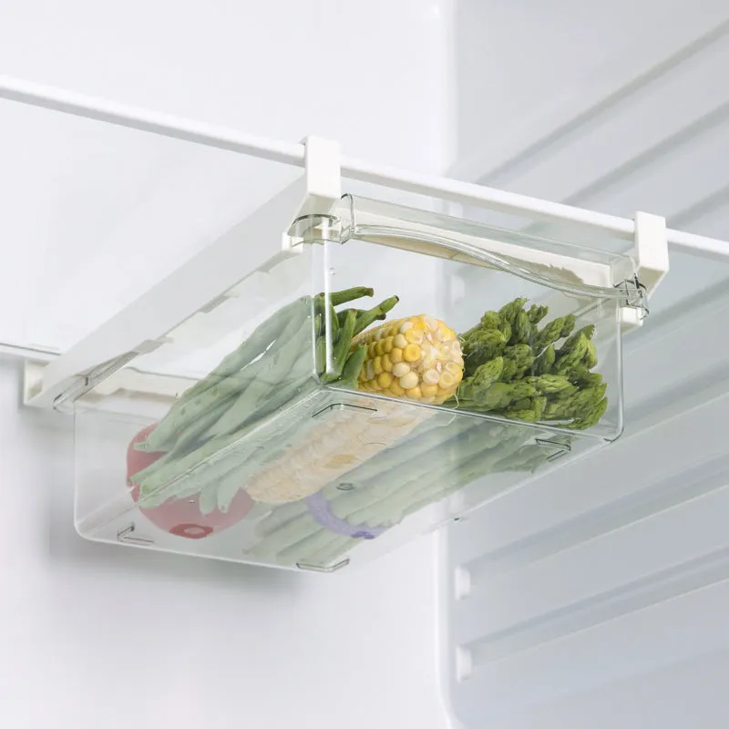 Fridge Organizer Slide Under Shelf Drawer - Jennyhome