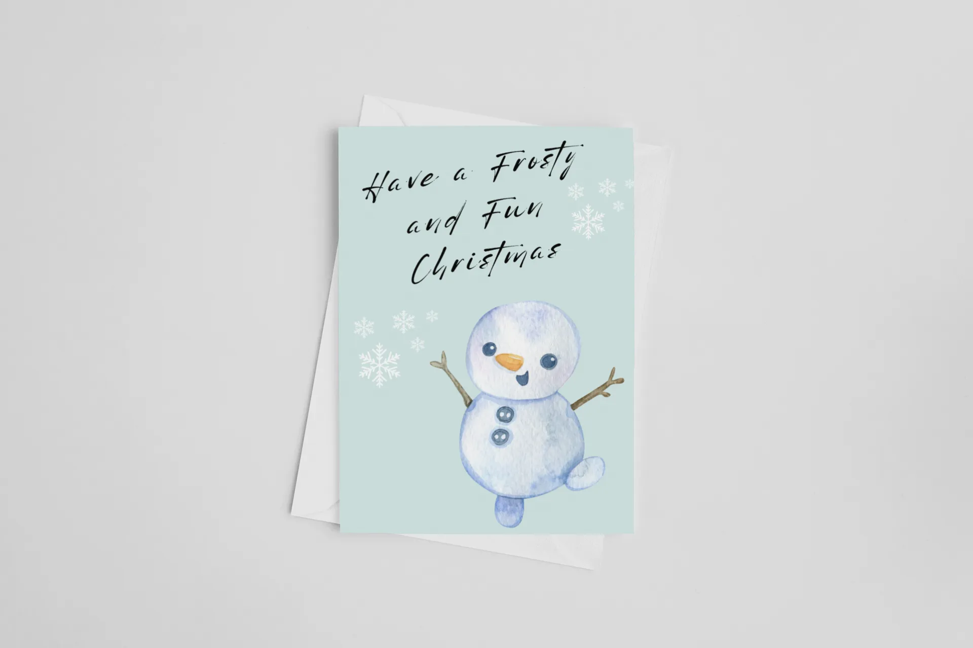 Frosty & Fun Greeting Card