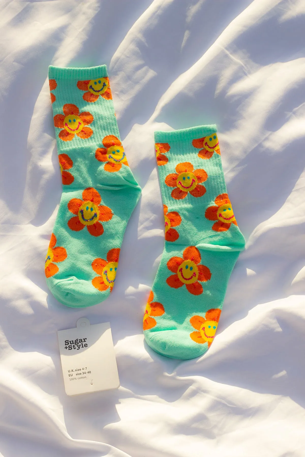 Fun Flower Socks