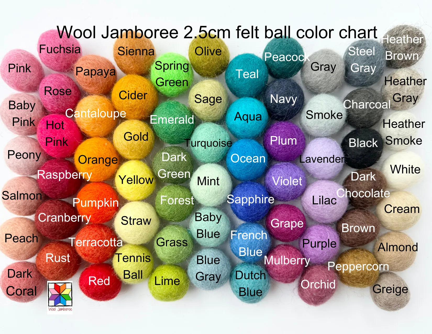 Fun Fun Fun Felt Ball Garland