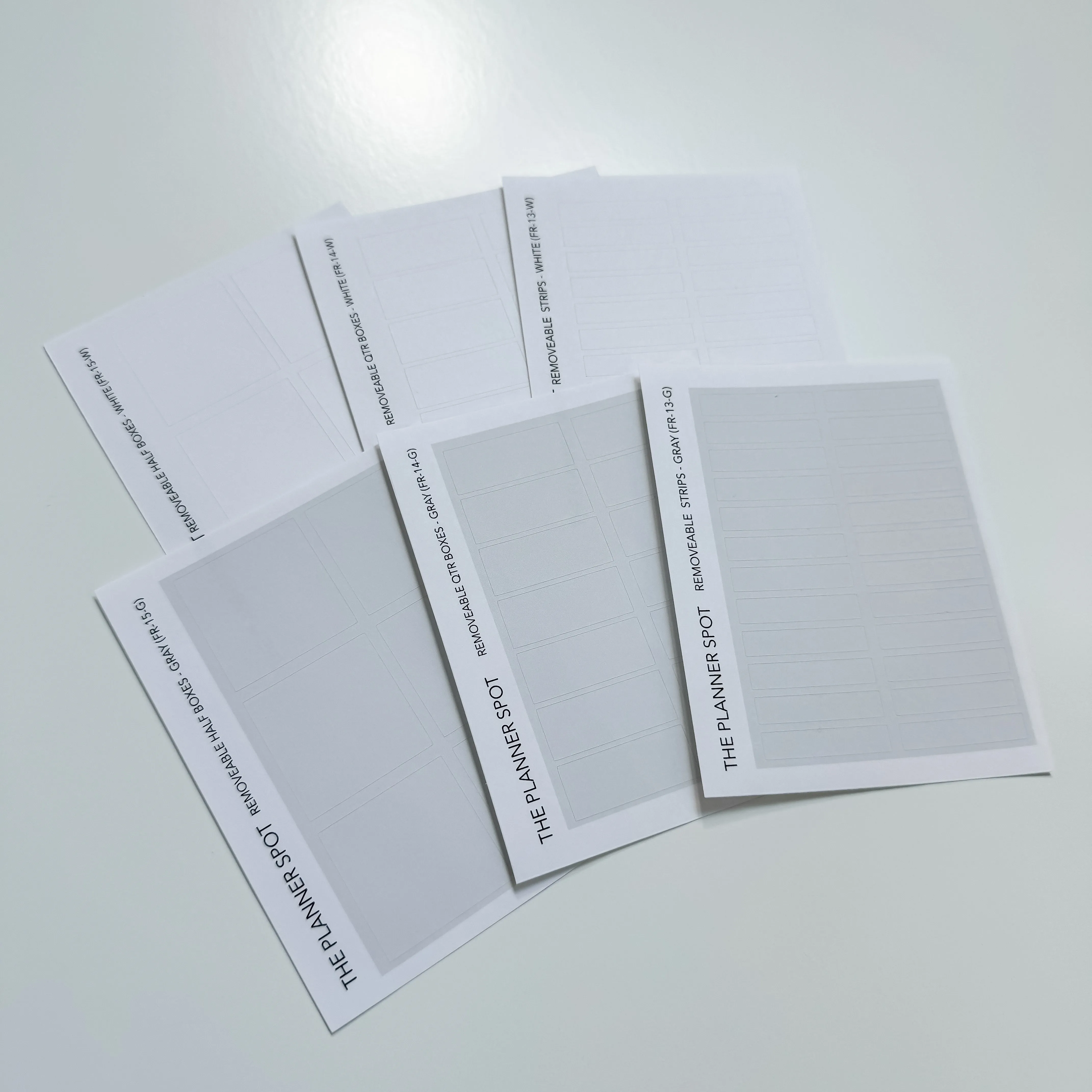 Functional Planner Stickers - Removable Labels