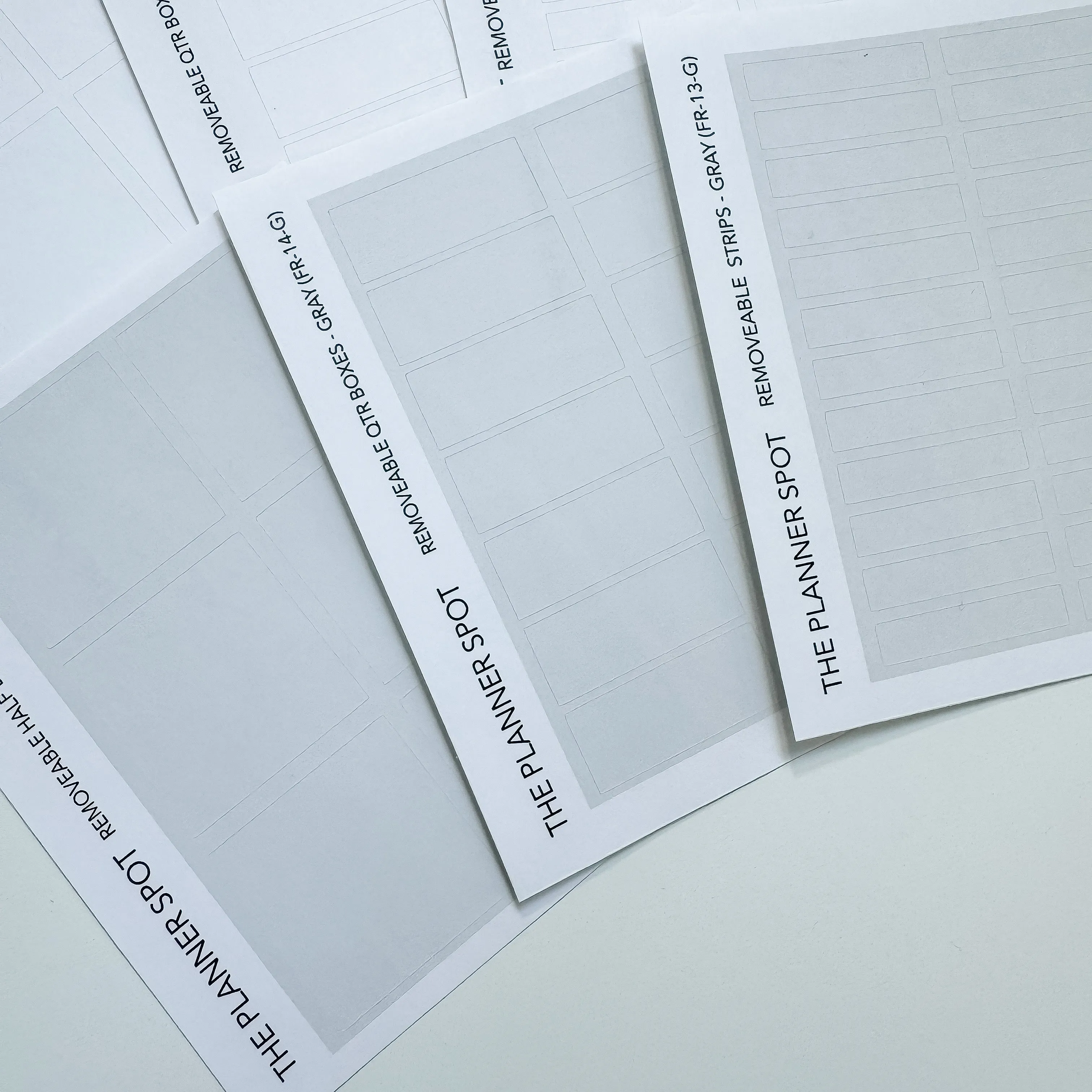 Functional Planner Stickers - Removable Labels