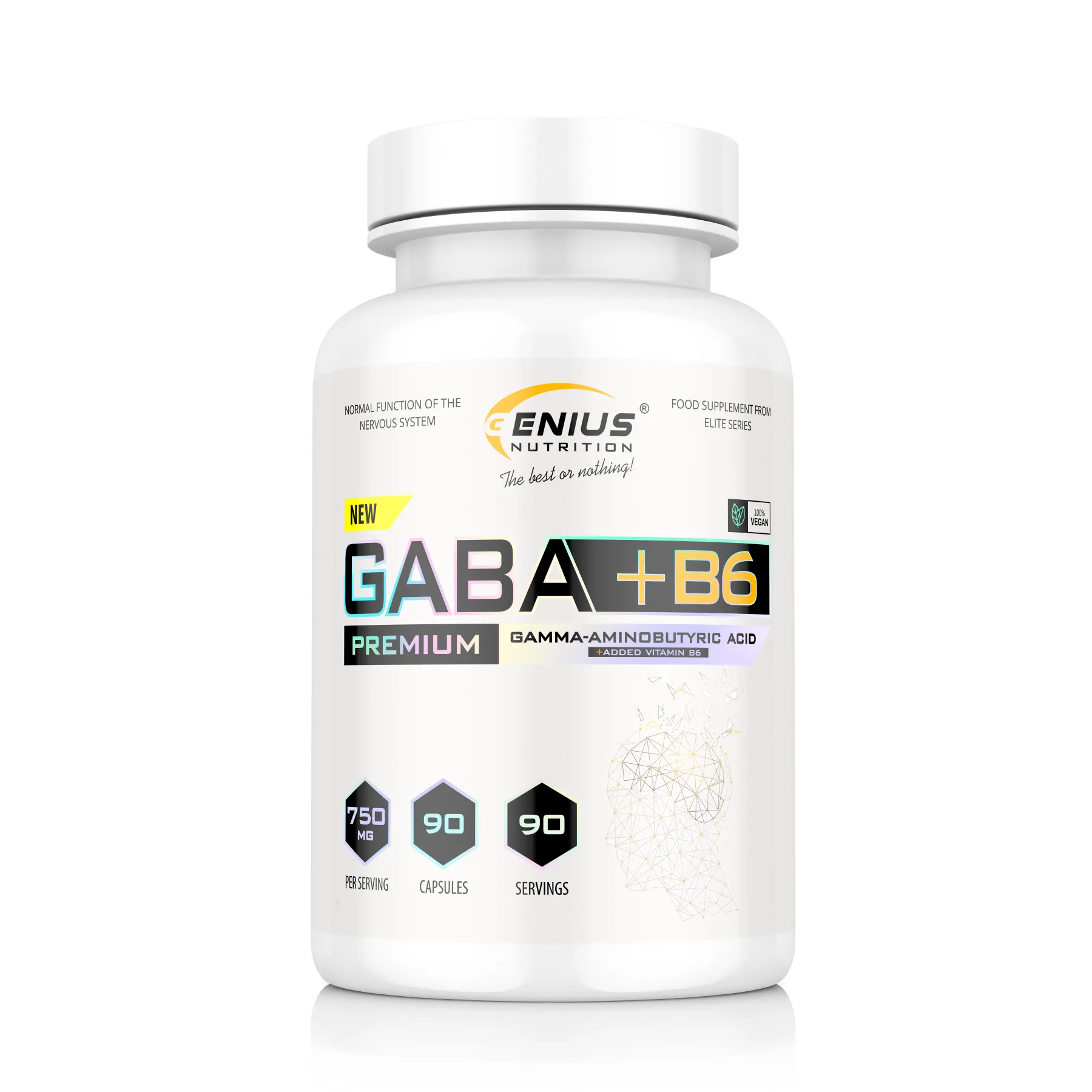 GABA B6 90caps/90 serv