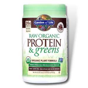 Garden of Life RAW Protein & Greens Organic Plant Formula Chocolate Cacao (610 g) EXP 22 Sep 2025