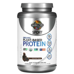 Garden of Life, Sport Organic Plant-Based Protein Chocolate 29.6 oz (840 g) Exp May 1 2026