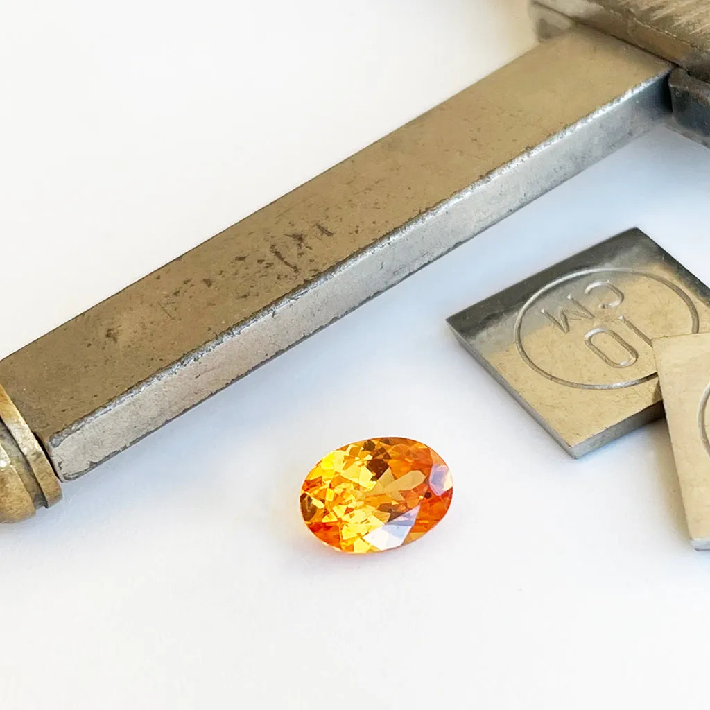 Garnet - Manderin - Oval Cut - 1.19ct