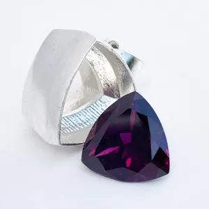 Garnet - Rhodolite Trilliant Cushion Cut - 7.10ct