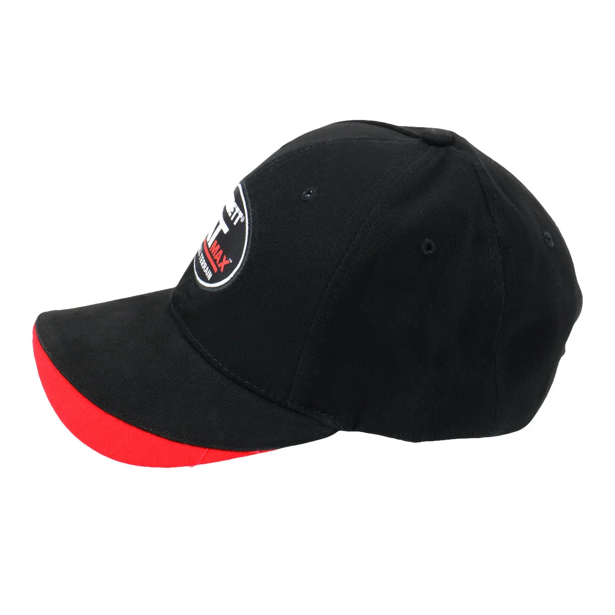 Garrett AT MAX Black Baseball Cap One Size Fits All with Fastener Strap