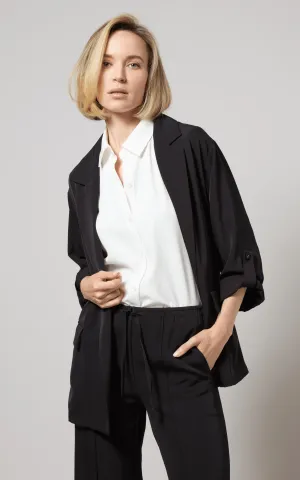 Genevieve Relaxed Blazer in Black