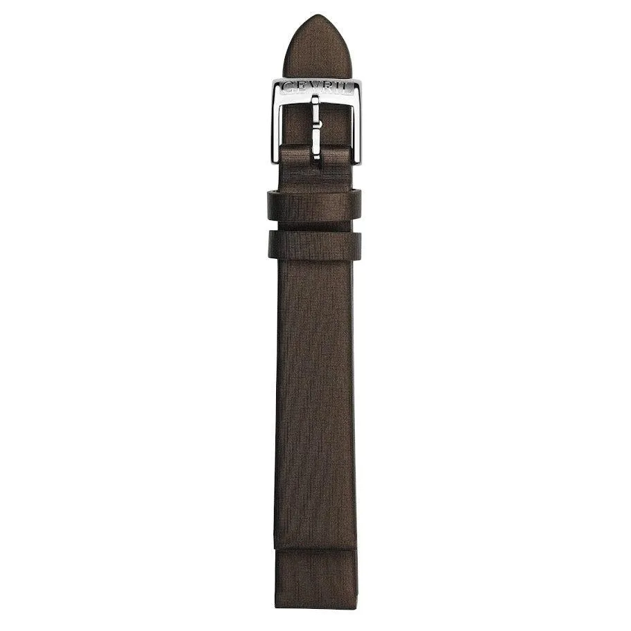 Gevril 16mm Handmade Satin Leather Strap with Tang Buckle