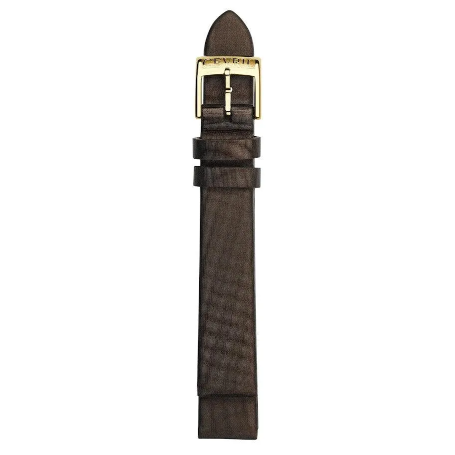 Gevril 16mm Handmade Satin Leather Strap with Tang Buckle