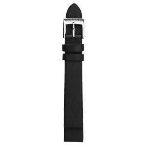 Gevril 16mm Handmade Satin Leather Strap with Tang Buckle