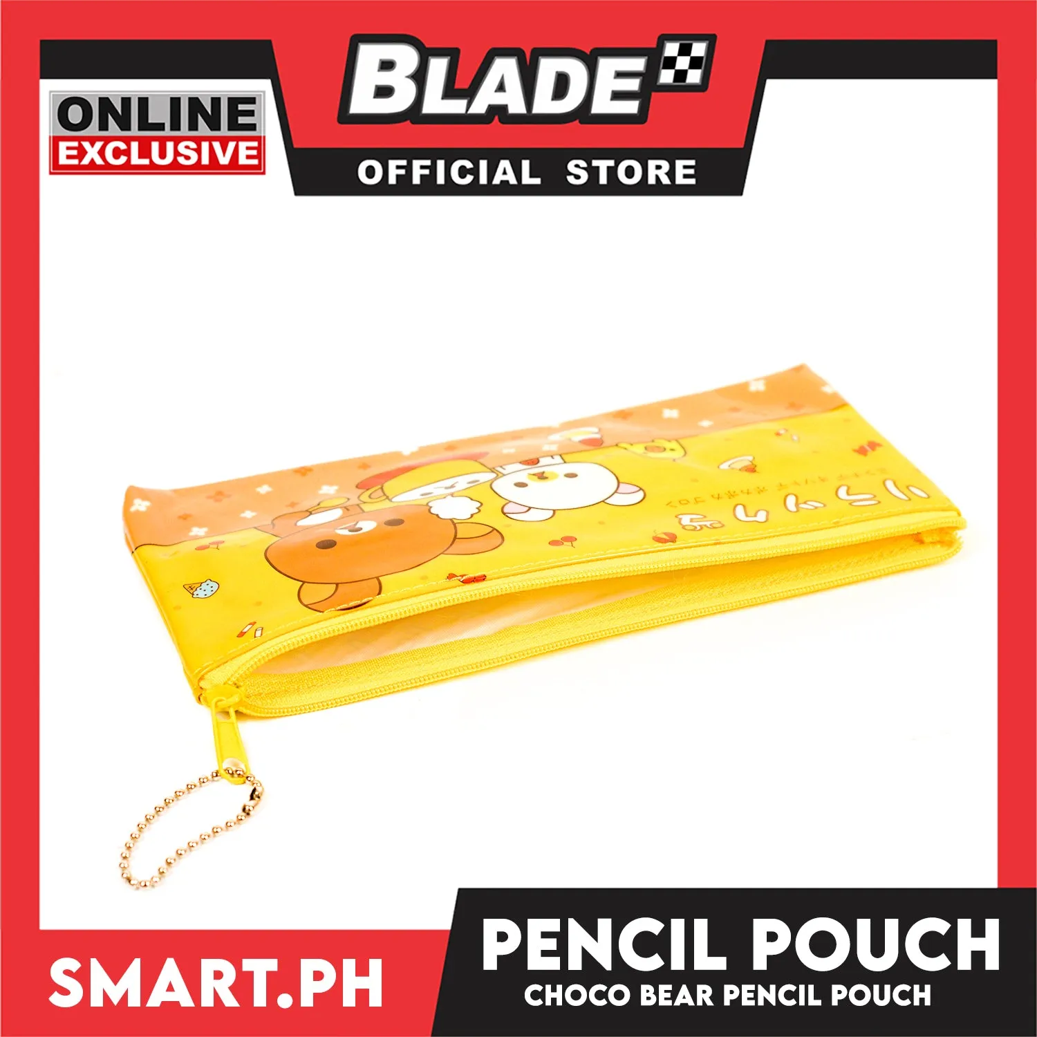 Gifts Pencil Pouch With Zipper Choco Bear Design
