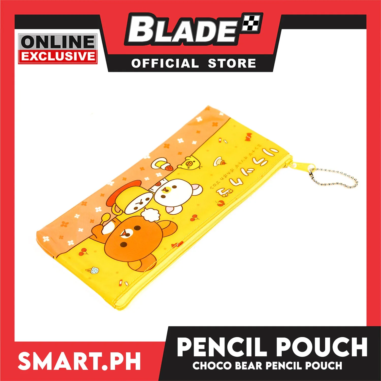 Gifts Pencil Pouch With Zipper Choco Bear Design