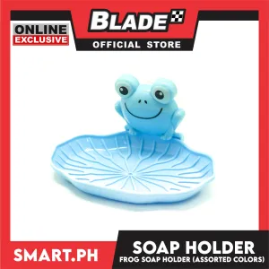 Gifts Soap Dish Holder Frog Design RB245 (Assorted Colors)