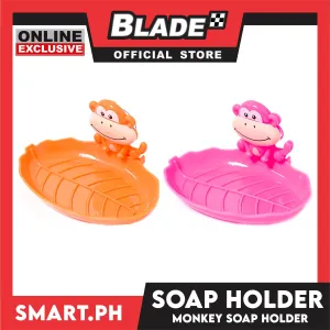 Gifts Soap Dish Holder Monkey Design RB248 (Assorted Colors)