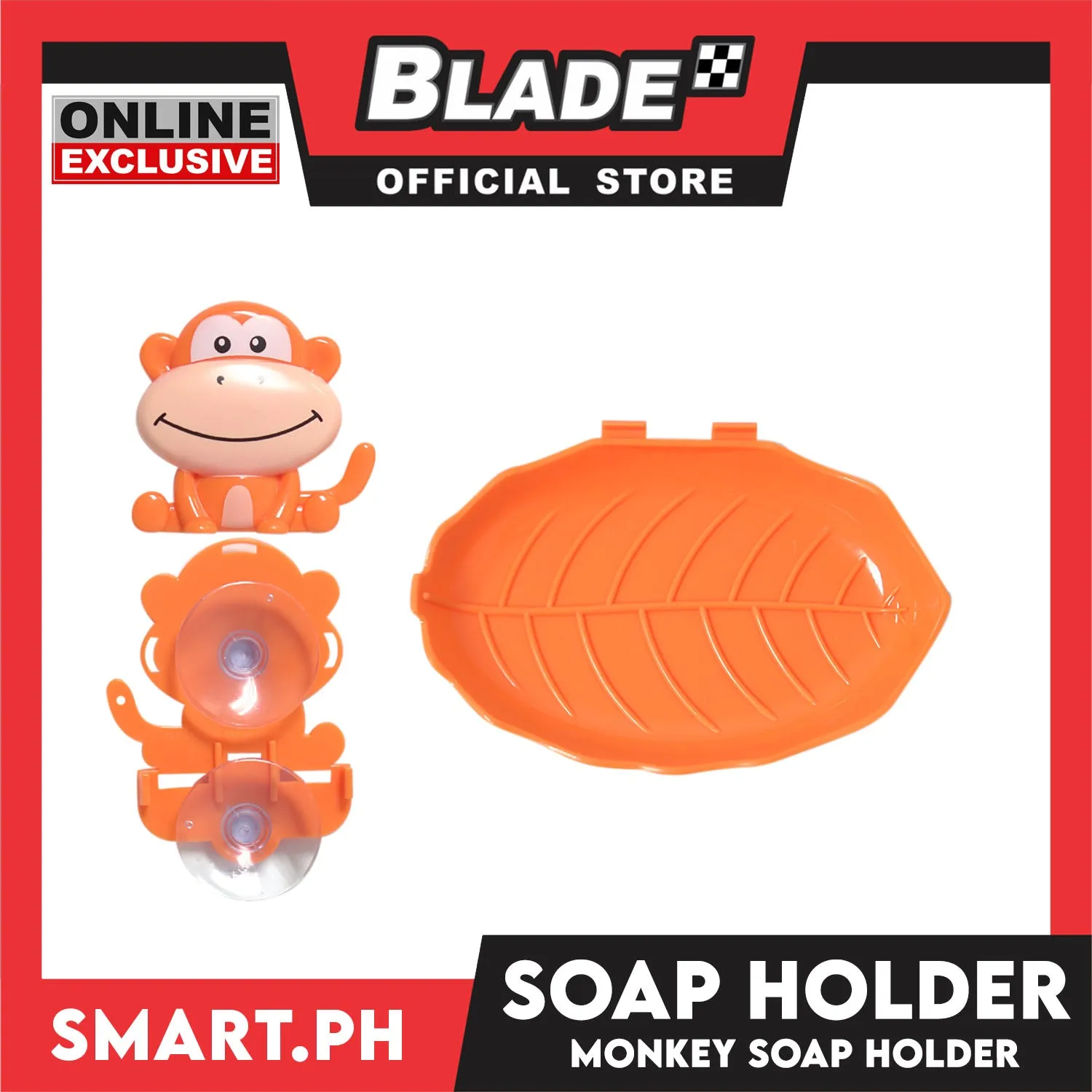 Gifts Soap Dish Holder Monkey Design RB248 (Assorted Colors)
