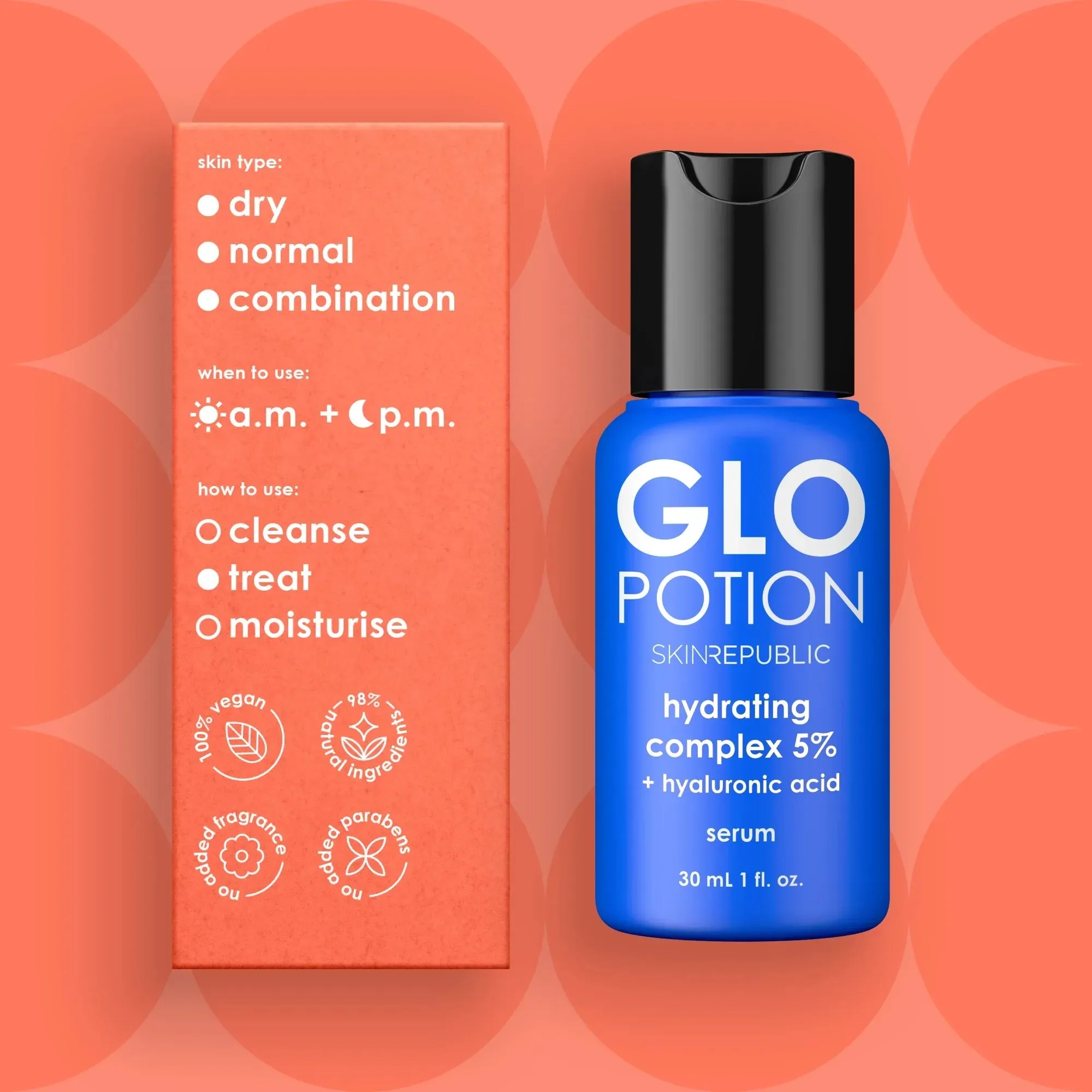 GloPotion hydrating complex 5%   hyaluronic acid serum
