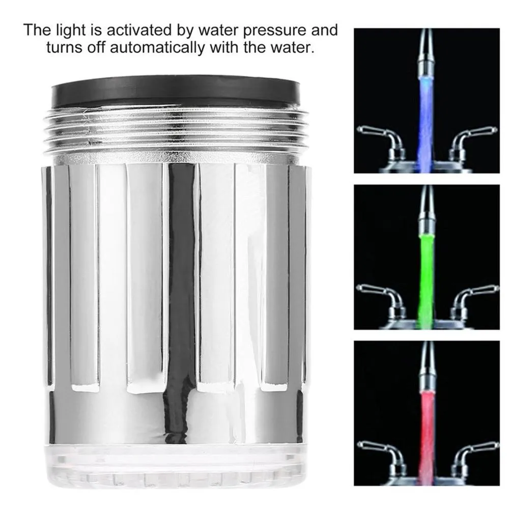 Glow Light-up LED Water Faucet Kitchen Tap