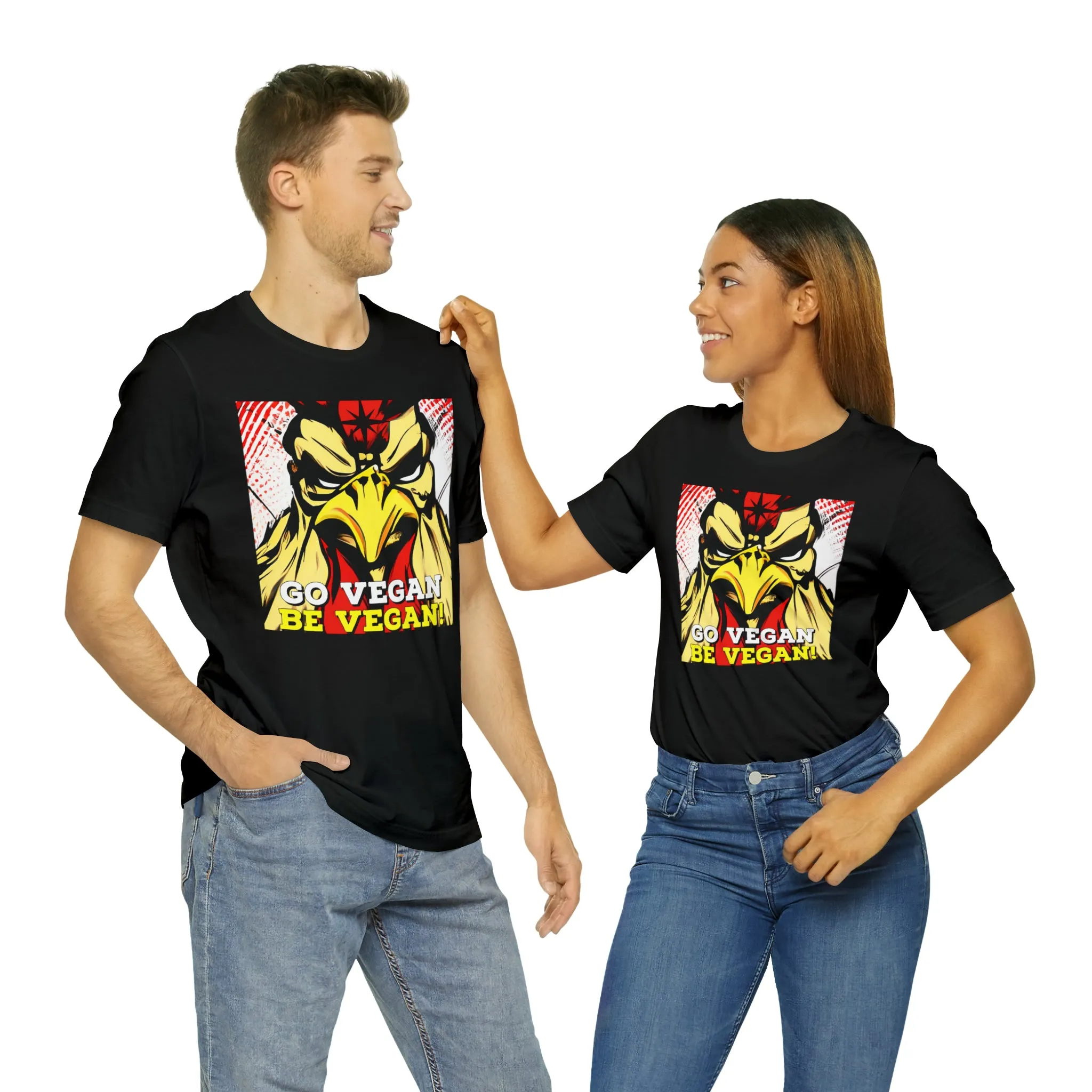 Go Vegan Be Vegan! Short Sleeve Tee