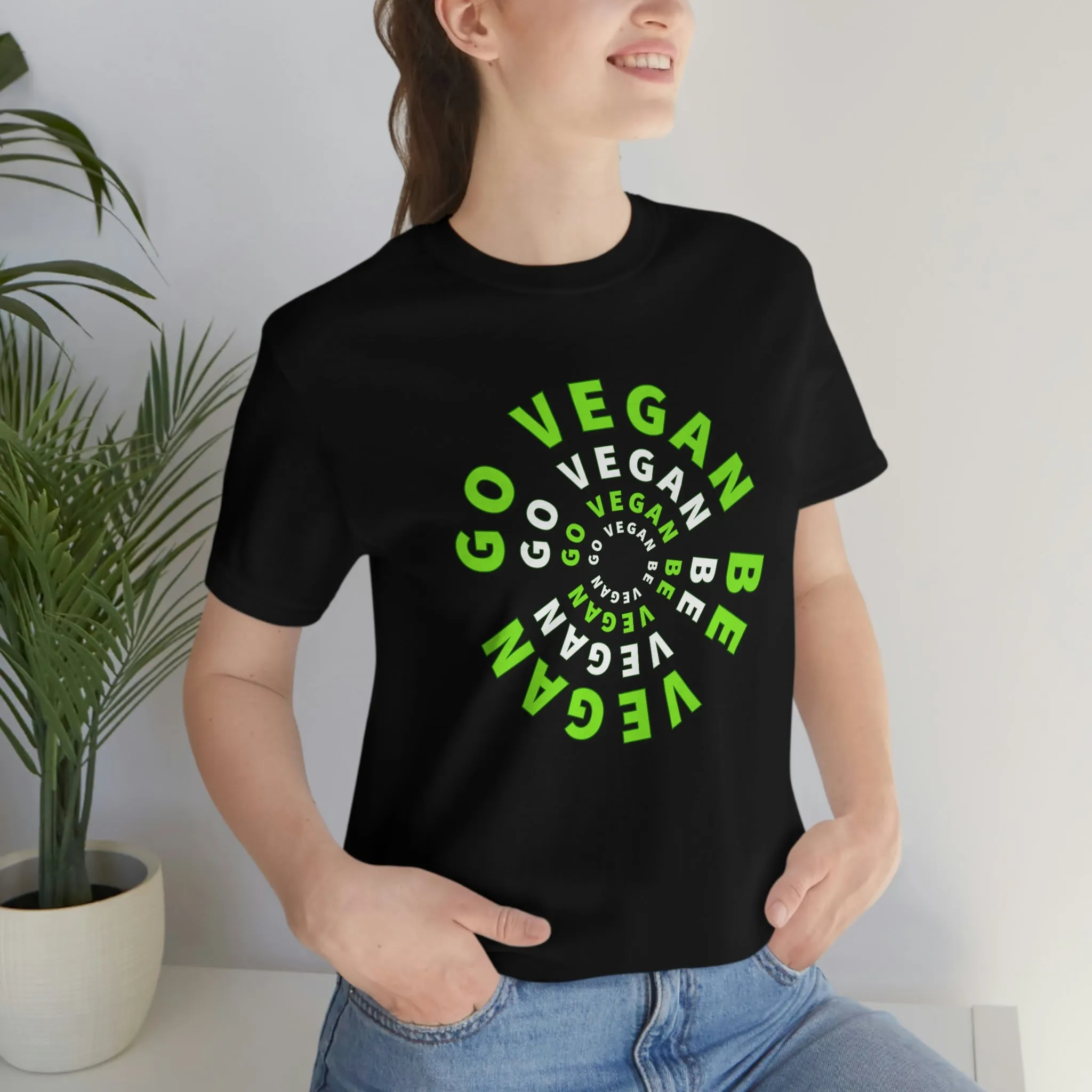 Go Vegan Be Vegan Short Sleeve Tee