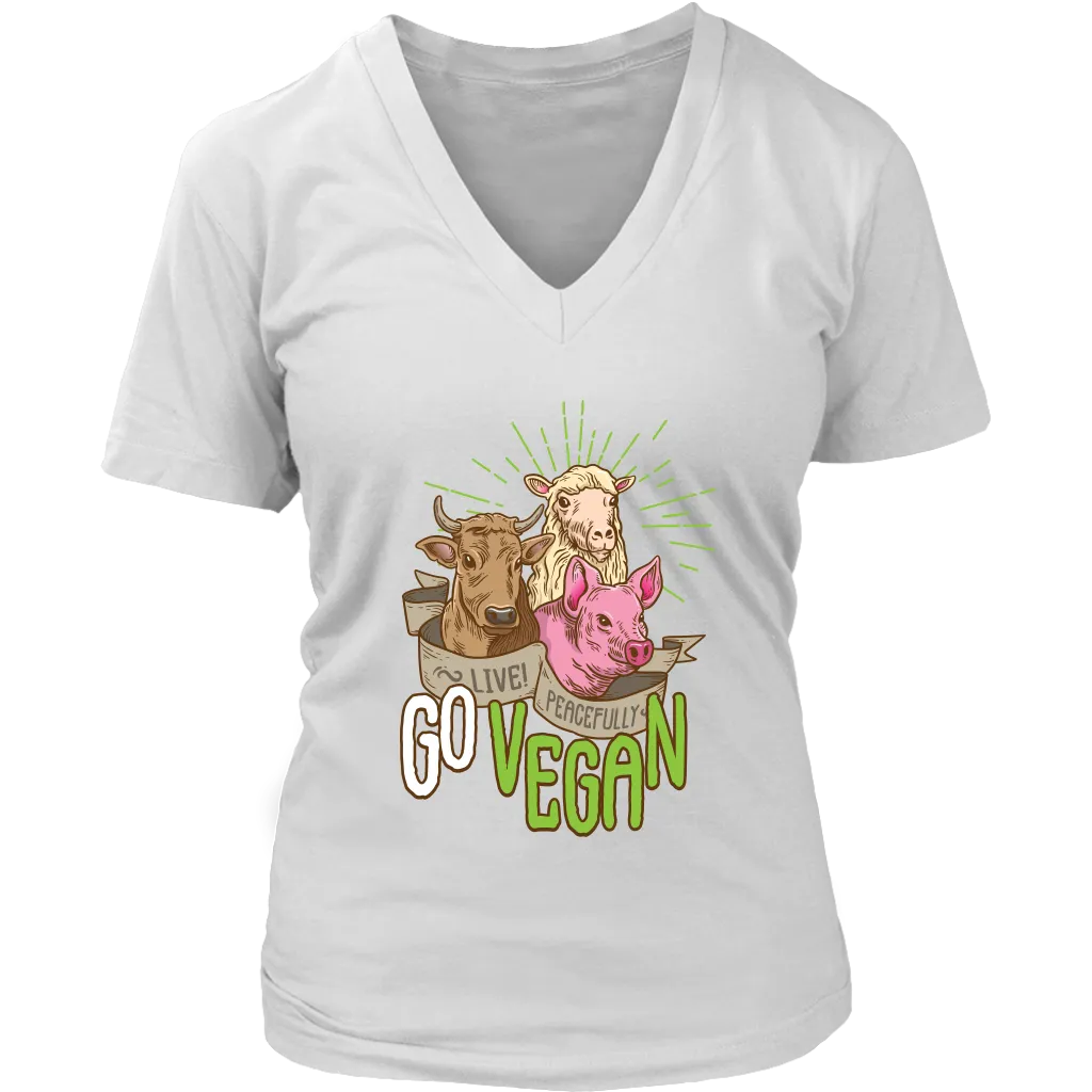 Go Vegan T-shirt, Gift for Vegan, Vegan Shirt