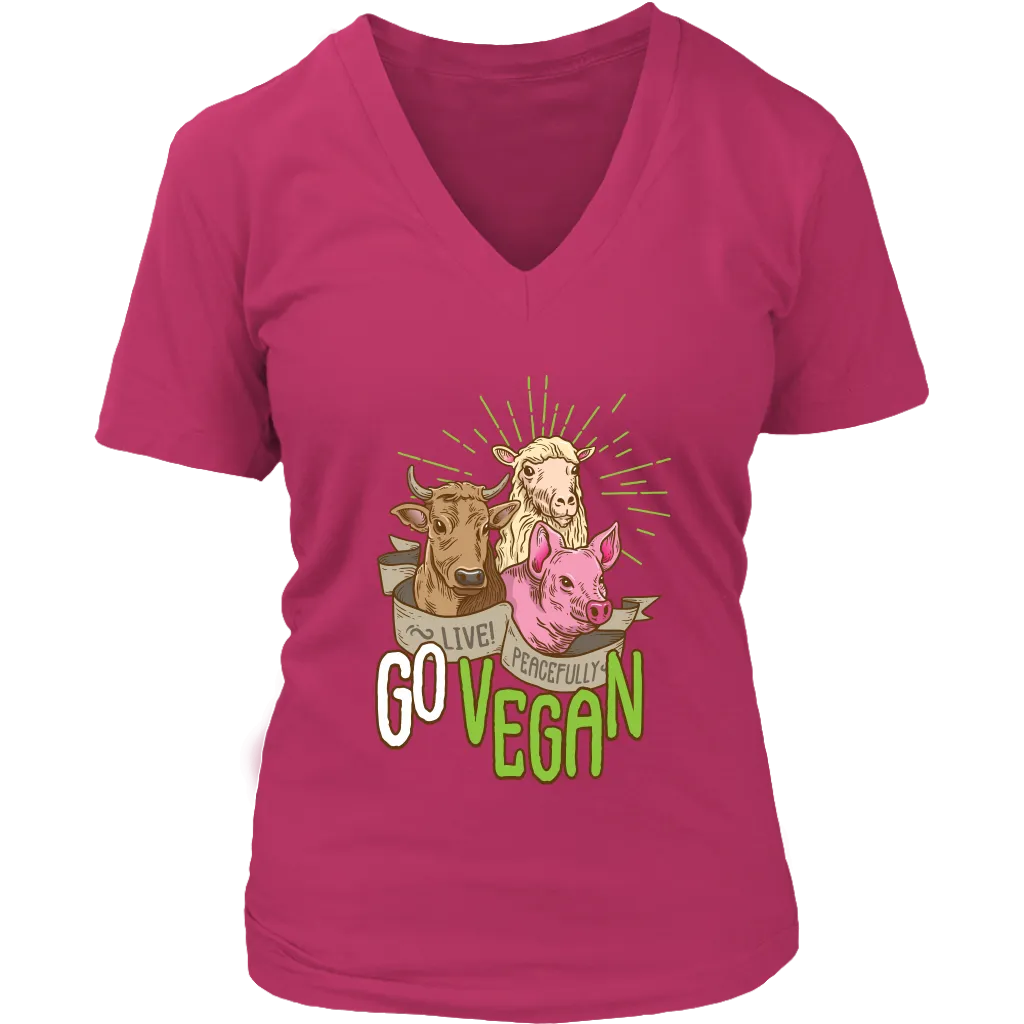 Go Vegan T-shirt, Gift for Vegan, Vegan Shirt