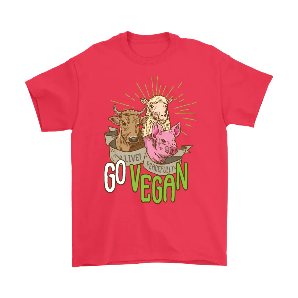 Go Vegan T-shirt, Gift for Vegan, Vegan Shirt