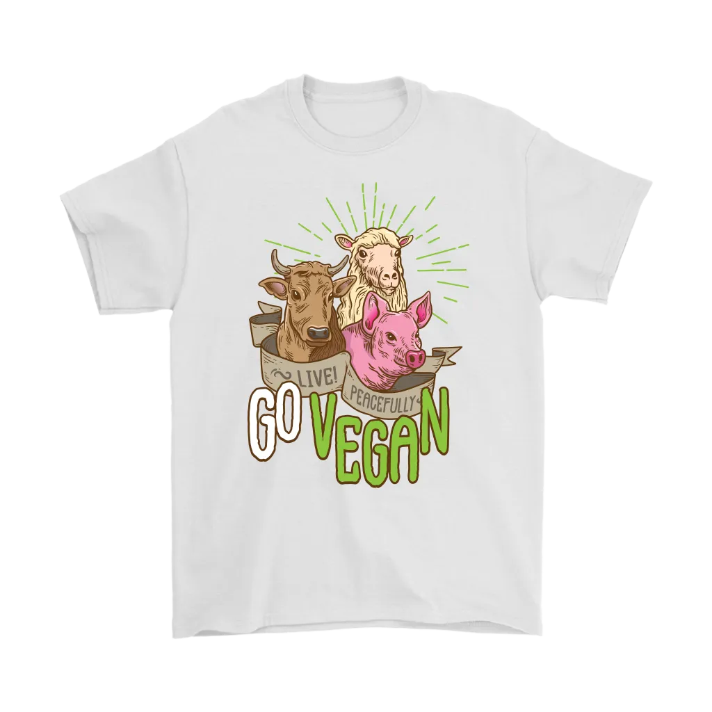 Go Vegan T-shirt, Gift for Vegan, Vegan Shirt