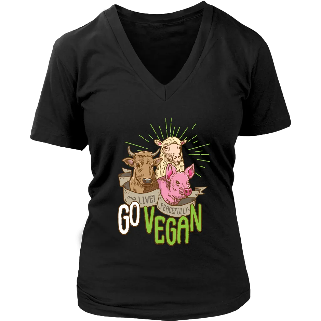 Go Vegan T-shirt, Gift for Vegan, Vegan Shirt