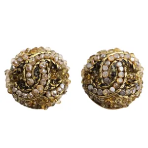 Gold Clip On Earrings