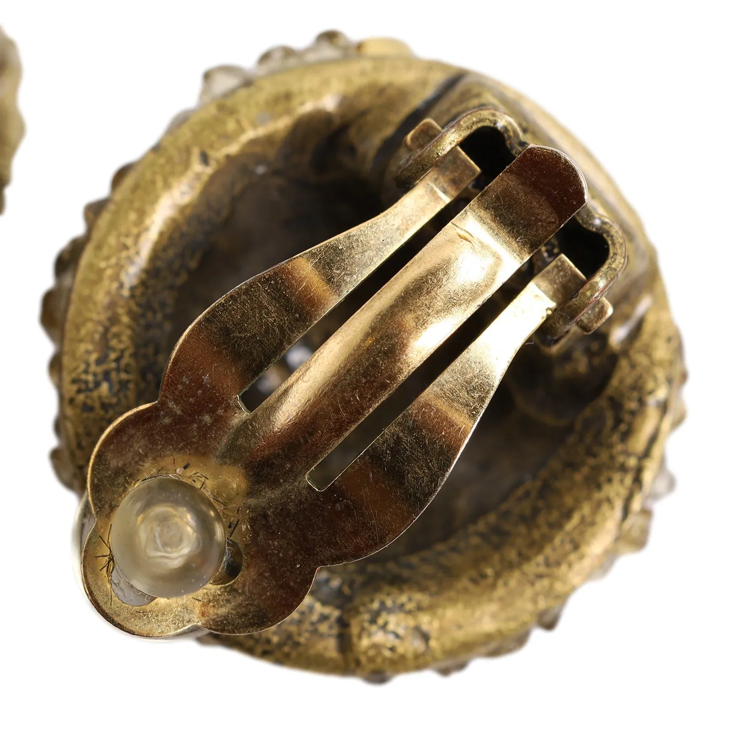 Gold Clip On Earrings