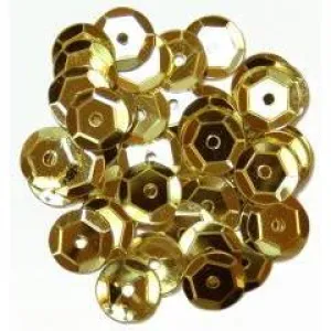 Gold Medium Cup Sequins
