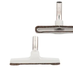 Grey Hoover Floor Brush  With Metal Neck & Button Lock -10"