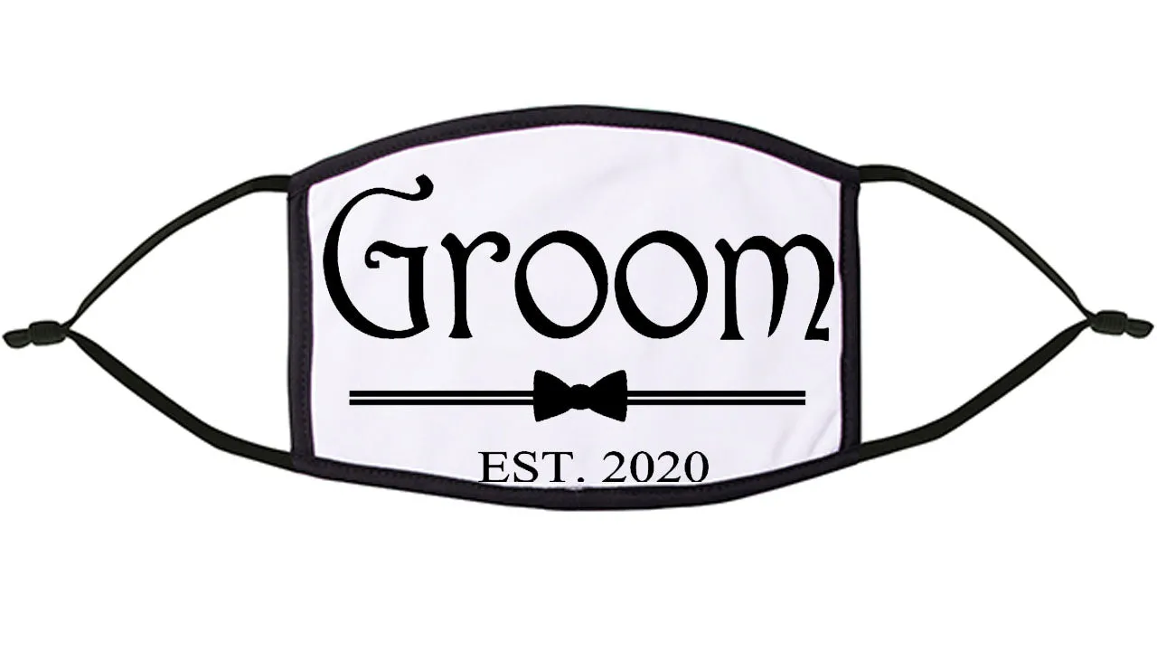 'Groom' Personalised Re-Usable Face Mask