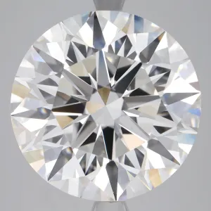 >3 Carat Round Cut Diamond - F VS1 - 6.37ct - 168197