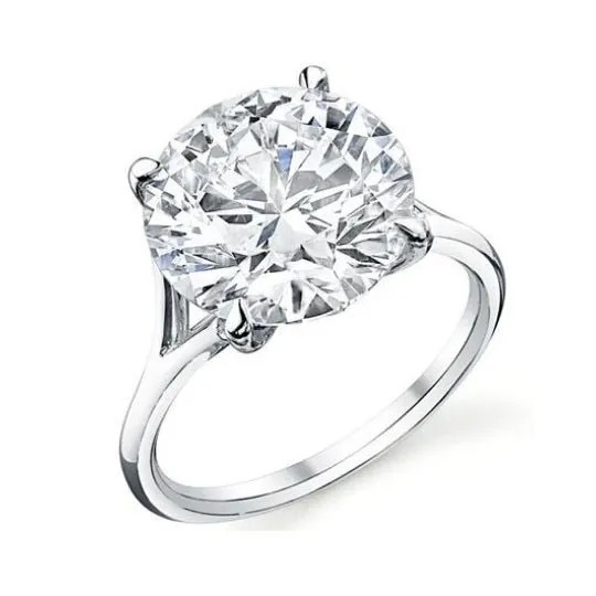 >3 Carat Round Cut Diamond - F VS1 - 6.37ct - 168197