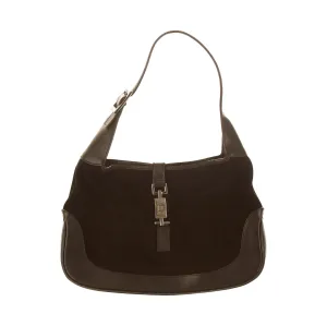 Gucci Black Suede Jackie Bag
