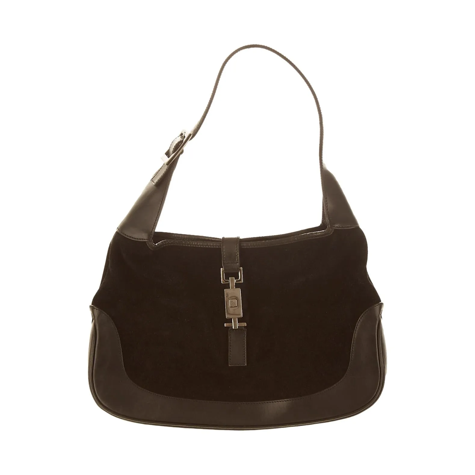 Gucci Black Suede Jackie Bag