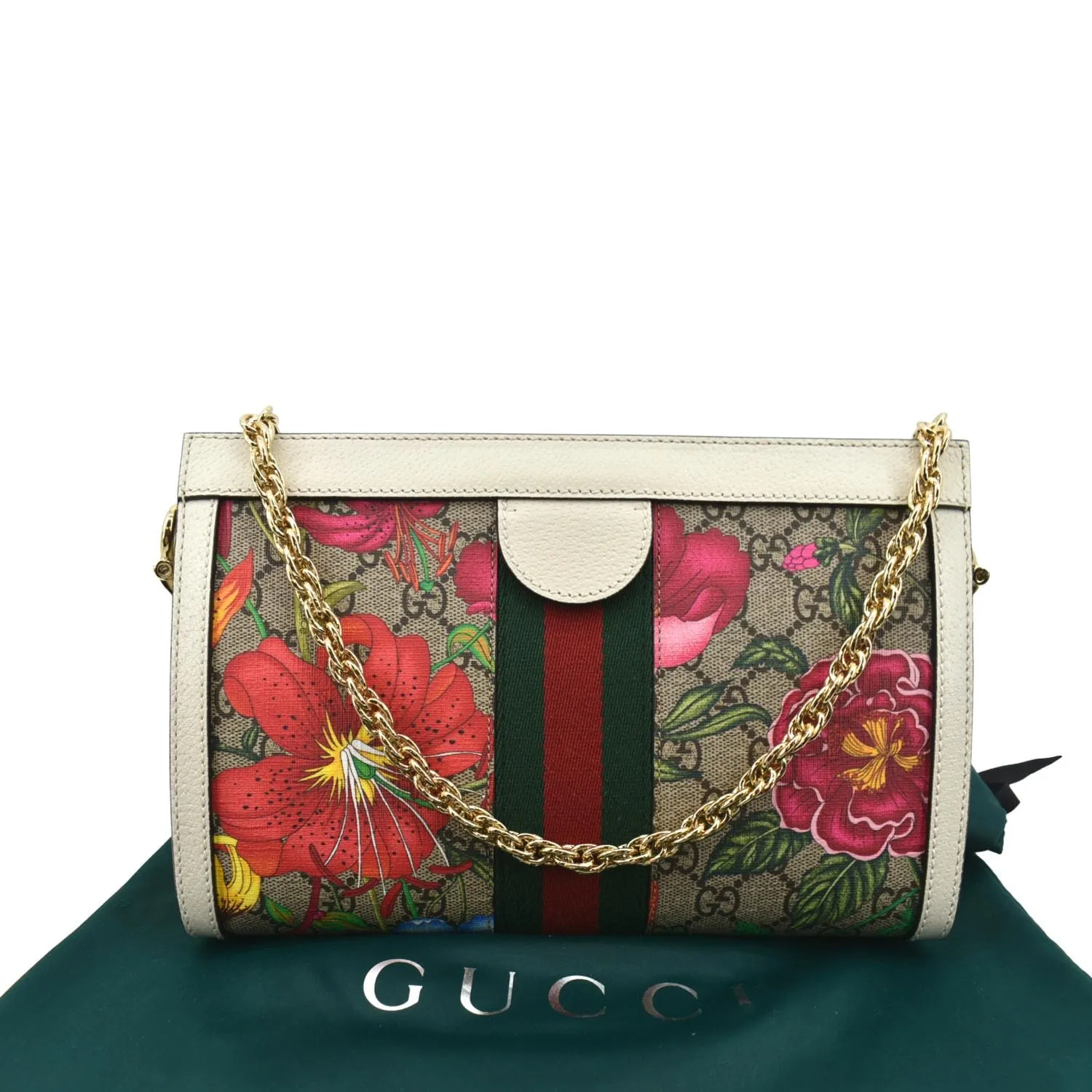 GUCCI Ophidia Flora GG Supreme Canvas Shoulder Bag Multicolor 503877