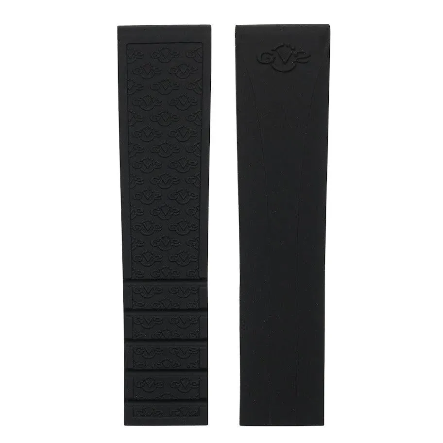GV2 20mm Black Rubber Strap