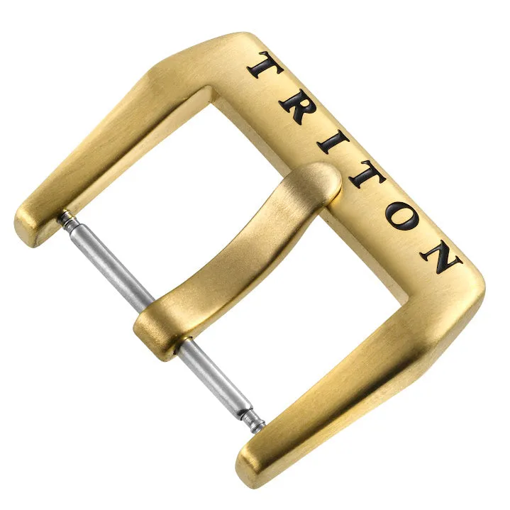 GV2 Triton 22mm Brushed Stainless Steel Tang Buckle