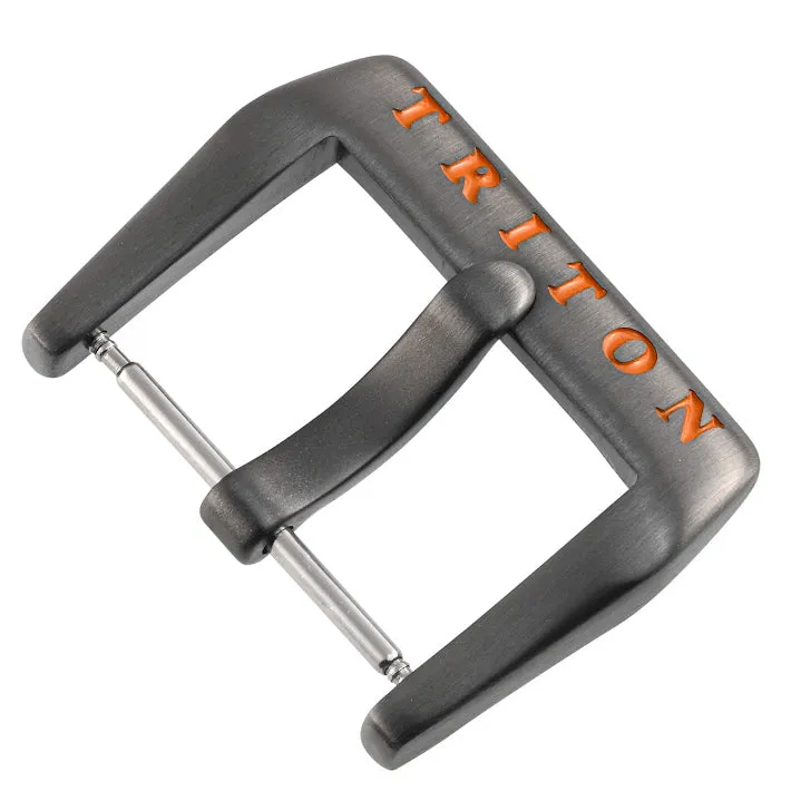 GV2 Triton 22mm Brushed Stainless Steel Tang Buckle