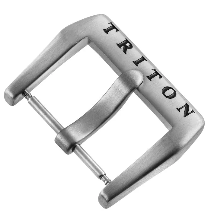 GV2 Triton 22mm Brushed Stainless Steel Tang Buckle