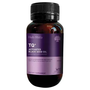 HAB SHIFA | TQ  ACTIVATED BLACK SEED OIL | 120 CAPSULES