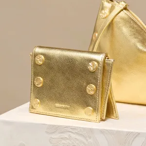 Hammitt Allen Wallet Gala Gold/Brushed Gold Hammered