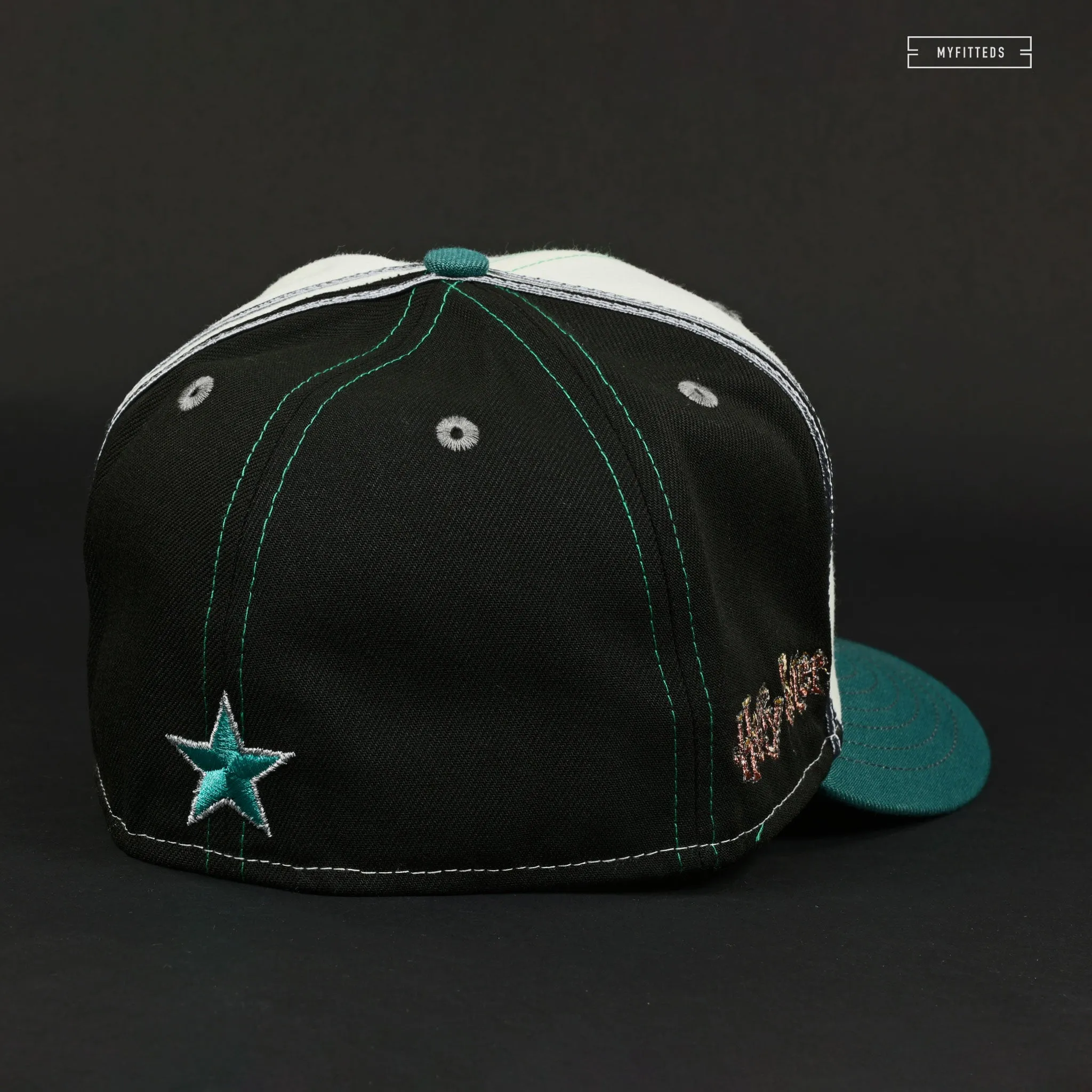 HARRY POTTER™ HOGWARTS® HOUSE SLYTHERIN™ DIAGONAL BLOCK NEW ERA FITTED CAP